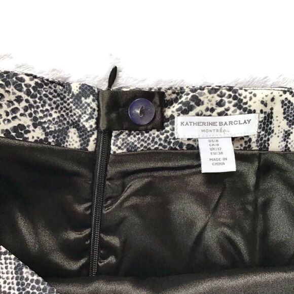 Katherine Barclay Montreal Snakeskin Pencil Skirt - Picture 3 of 6